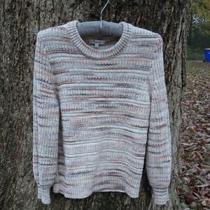 Madewell. Brown Striped Wool Blend Sweater. Ladies Size S. Like New!